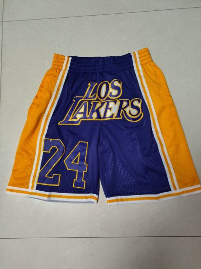 NBA 24 Lakers Just don shorts Violet